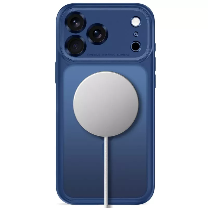 TECH-PROTECT MagPeak MagSafe puzdro pre iPhone 17 Pro / 18 Pro - matná tmavomodrá