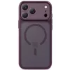 TECH-PROTECT MagPrime MagSafe Clear Case pre iPhone 17 Pro / 18 Pro - matná tmavá čerešňová