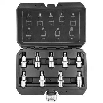 NEO TOOLS Torx bity na nástrčnom kľúči 55 mm, sada 9 kusov