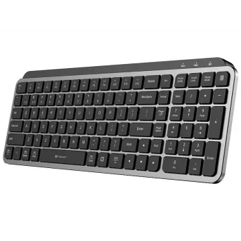 TRACER STONE RF 2.4G+BT bezdrôtová klávesnica, QWERTY US International, čierna
