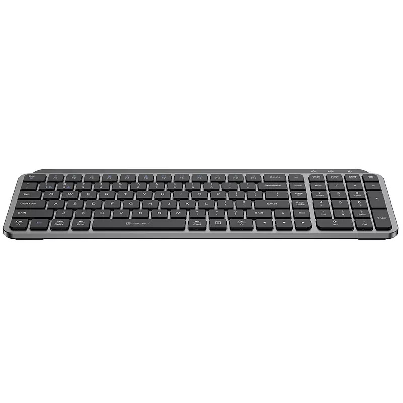 TRACER STONE RF 2.4G+BT bezdrôtová klávesnica, QWERTY US International, čierna