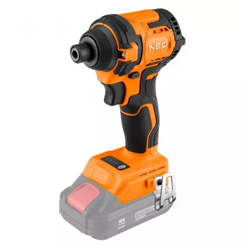 NEO TOOLS 04-612 bezkefový rázový uťahovač 18V, 300Nm, 1/4 palca šesťhran, kompaktný, Energy+, bez batérie