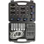 NEO TOOLS TOP-11-263 Sada na testovanie úniku Common Rail injektorov pre dieselové motory, 6-valcová diagnostická sada s adaptérmi a kufrom