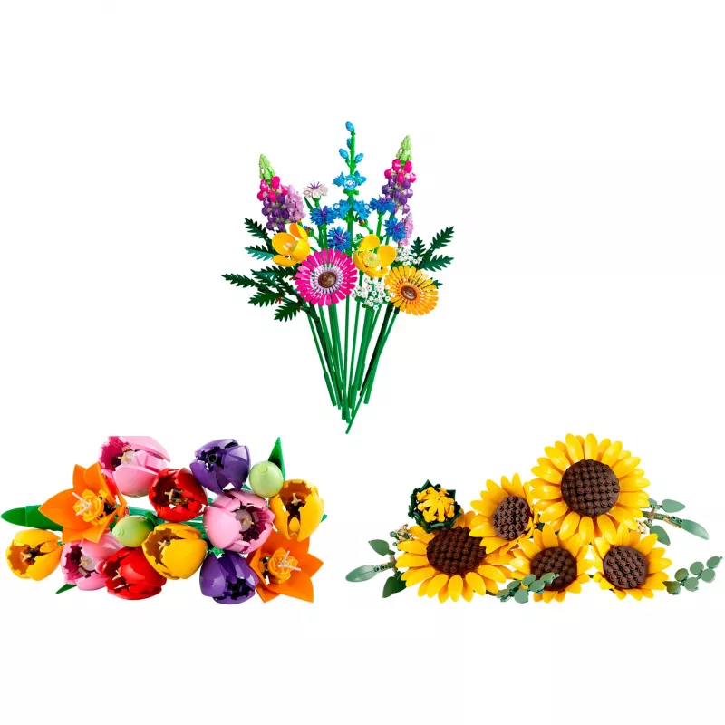 LEGO Botanicals Letná kytica balíček – 756-dielna botanická stavebnica pre dospelých