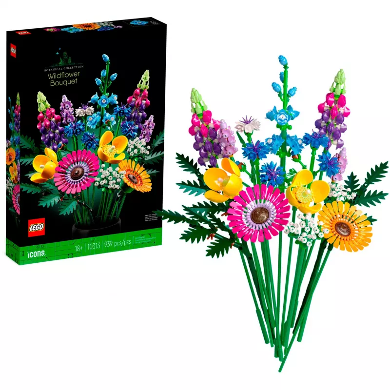 LEGO Botanicals Letná kytica balíček – 756-dielna botanická stavebnica pre dospelých