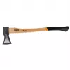 NEO TOOLS TOP-27-019 sekera s fiberglassovou rukoväťou, 600g hlava z uhlíkovej ocele, 380mm, protišmyková rukoväť, ochrana čepele, TÜV GS testovaná