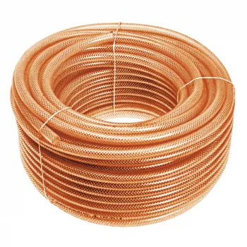 NEO TOOLS Vystužená tlaková hadica 10 x 15 mm, 50 m | PVC s polyesterovým opletením, 15 bar