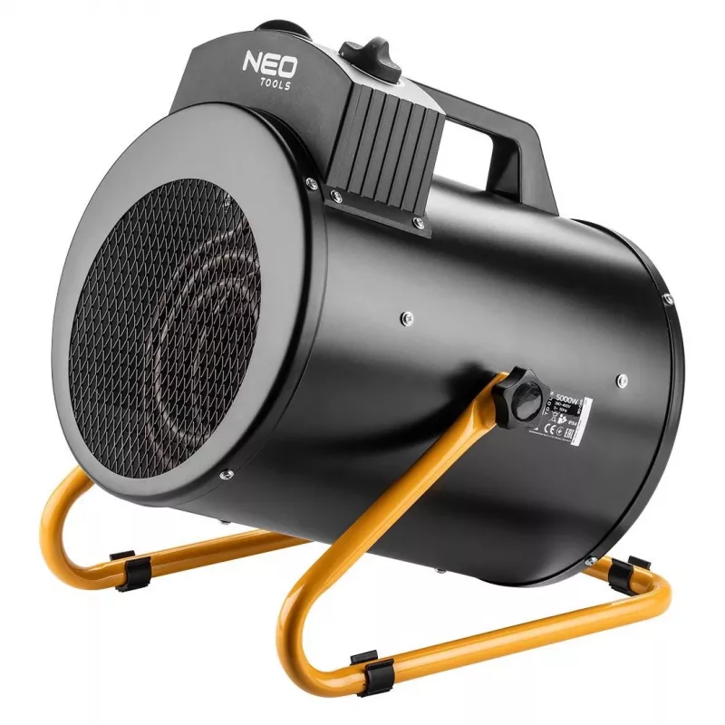 NEO TOOLS 90-069 Priemyselný elektrický ohrievač 5kW, nastaviteľný termostat, IPX4, 3-fázový 400V