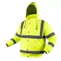 NEO TOOLS 81-712-M Výstražná bomber pracovná bunda, ľahko izolovaná, fluorescenčná žltá, veľkosť M