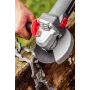 GRAPHITE 750W Uhlová brúska s variabilnými otáčkami, 125mm kotúč
