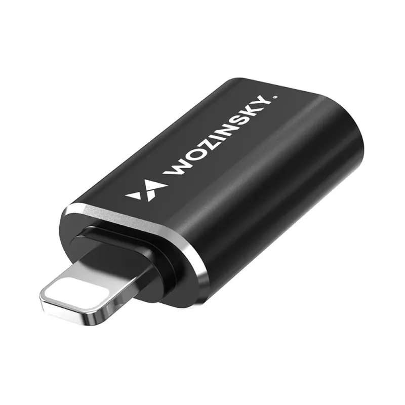 Wozinsky USB-A na Lightning kábel 1 m čierny - MFi certifikovaný, rýchle nabíjanie a synchronizácia