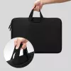 Wozinsky WNT-17B 17,3 inch neoprénové puzdro na notebook so skrytým držadlom - čierne