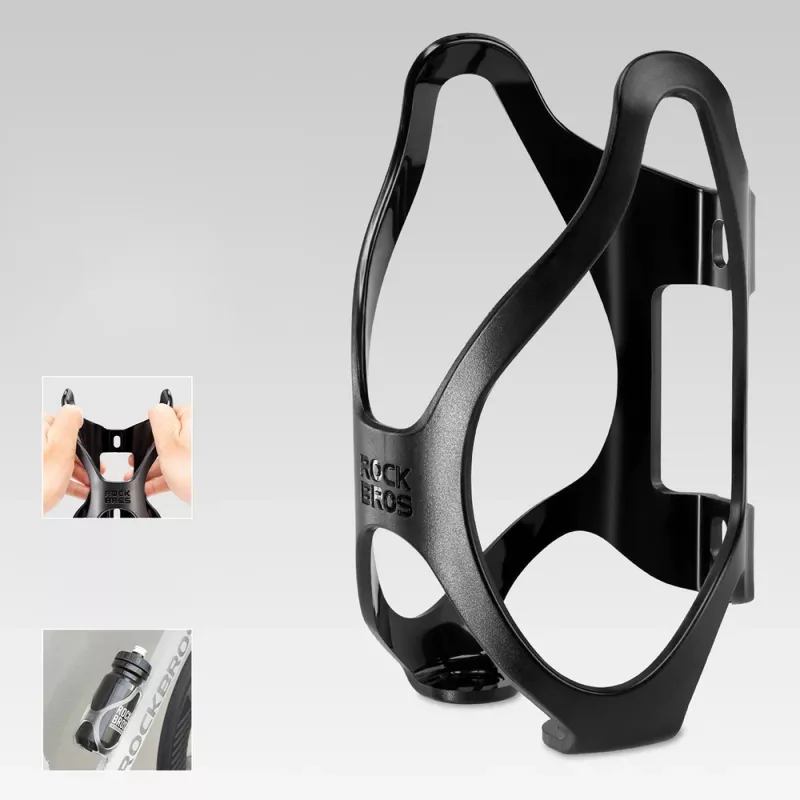 ROCKBROS LK24-H018 držiak na fľašu na bicykel – čierny, plast