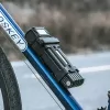 ROCKBROS LKXR2006 Skladací zámok na bicykel s kľúčom, čierny
