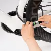 Rockbros 87632 kombinovaný káblový cyklistický zámok 115 cm – čierny