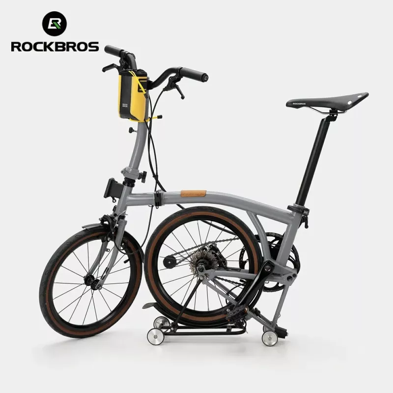 Rockbros AS-162 vodotesná taška na riadidlá na fľaše – žltá
