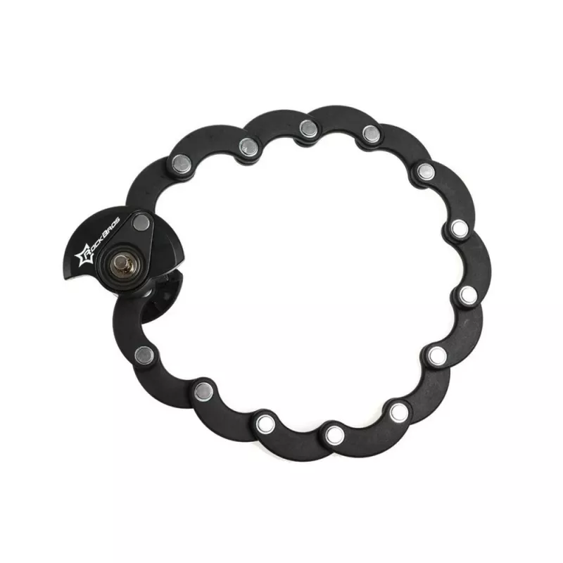 ROCKBROS WL798 skladací U-zámok cyklistická zámka - čierna