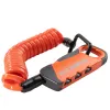 ROCKBROS RBK6N Kombinačný zámok na bicykel, oranžový