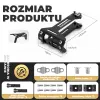ROCKBROS adaptér držiaka na fľašu pod sedlom - hliník, čierny