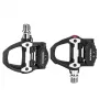 Rockbros P602 SPD-SL kompatibilné nášľapné pedále pre cestné bicykle - čierne