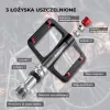 ROCKBROS BP2603 platformové pedále s titánovou osou a horčíkovým telom - čierne