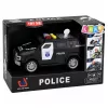 LEAN TOYS policajné auto špeciálne vozidlo mierka 1:32 čierne so svetlom a zvukom