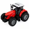 LEAN TOYS traktor s prívesom na prepravu zvierat, figúrky kráv, svetlá a zvuky, 4 diely