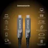 Claroc aktívny USB-C kábel 4K@60Hz 60W 7m