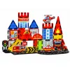 LEAN TOYS Magnetické stavebnice hasičská stanica 42 dielov