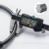 ROCKBROS 87639-4 Kombinačný oceľový lanový zámok na bicykel, čierny