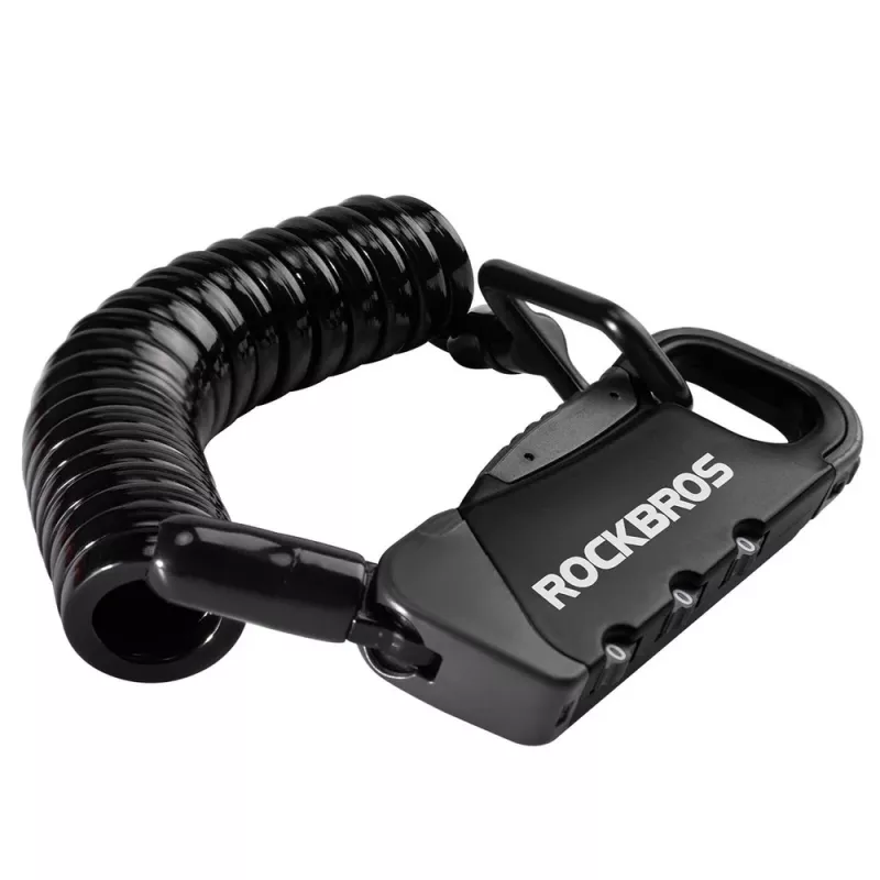 ROCKBROS RBK6N Kombinačný zámok na bicykel, zelený