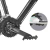 ROCKBROS 2020-12BBK hliníkové platformové bicyklové pedále - čierne