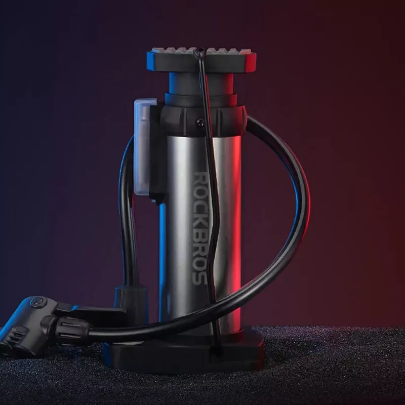 Rockbros 4522L Ultralight Nožná pumpa na bicykel, čierna