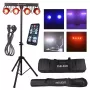 LIGHT4ME LED BAR COB PAR 4x30W RGB LED PAR reflektor so stojanom a ochranným obalom