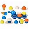 LEAN TOYS ekologická drevená súprava na výrobu zmrzliny pre deti 26 dielov