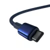 Baseus Tungsten Gold USB-C na USB-C kábel 100W PD 1m modrý