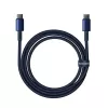 Baseus Tungsten Gold USB-C na USB-C kábel 100W PD 1m modrý