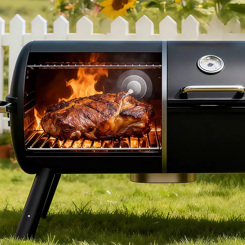 METAPEN Meatmeet X Pro Bluetooth/Wi-Fi kuchynský teplomer s aplikáciou pre gril, rúru, smoker - čierny