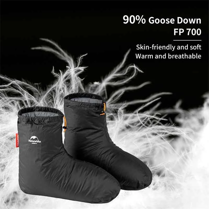 Naturehike Goose Down členkové topánky NH18S023-T čierne Medium