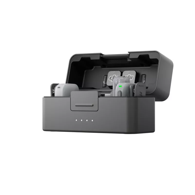 DJI Mic Mini 2 bezdrôtový mikrofónový systém (2 TX + 1 Mobile RX + nabíjacie puzdro), biela