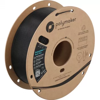 Polymaker PolySonic High Speed PLA Pro filament pre 3D tlačiarne, 1,75 mm, 1 kg, Black
