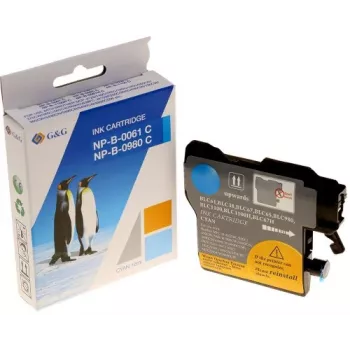 G&G Ninestar vysokokapacitná čierna atramentová kazeta kompatibilná s Brother LC-980/LC-1100 (XXL, 20 ml, 600 strán)