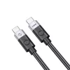 ORICO CC240 USB4 USB-C na USB-C kábel 240W PD 40Gbps 8K 60Hz 0,5m čierny