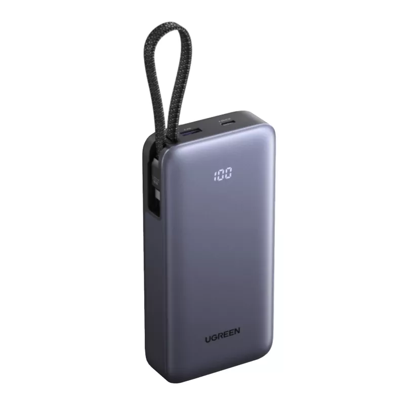 UGREEN PB537 20000 mAh 55W powerbanka sivá