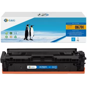 G&G XL toner kompatibilný s Canon 067H cyan