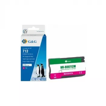 G&G atramentová kazeta kompatibilná s HP 712XL (3ED68A), 29 ml, magenta