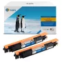 G&G toner náhrada HP 126A/ CE310AD Canon 729BK 2 kusy
