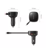 ORICO FC-66-1A2C 66W auto nabíjačka so zatahovacím USB-C káblom - čierna