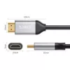 ORICO H4Y1 HDMI 2.0 kábel 5m čierny 4K 60Hz 18Gbps pozlátené konektory
