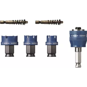 Bosch 2608901963 Progressor pre drevo a kov 7-dielna sada korunkových vrtákov s Power Change Plus adaptérom a HSS-G strediaci vrták